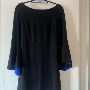 Bailey 44 Black Dress with Blue Accents Women's Dress